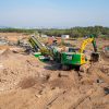 A usina de reciclagem de resíduos da construção civil de Canoas recebeu mais uma parte do maquinário, que produz 150 toneladas por hora