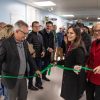 Prefeito Luiz Carlos Busato e vice-prefeita Gisele Uequed na inauguração Clínica de Saúde da Mulher