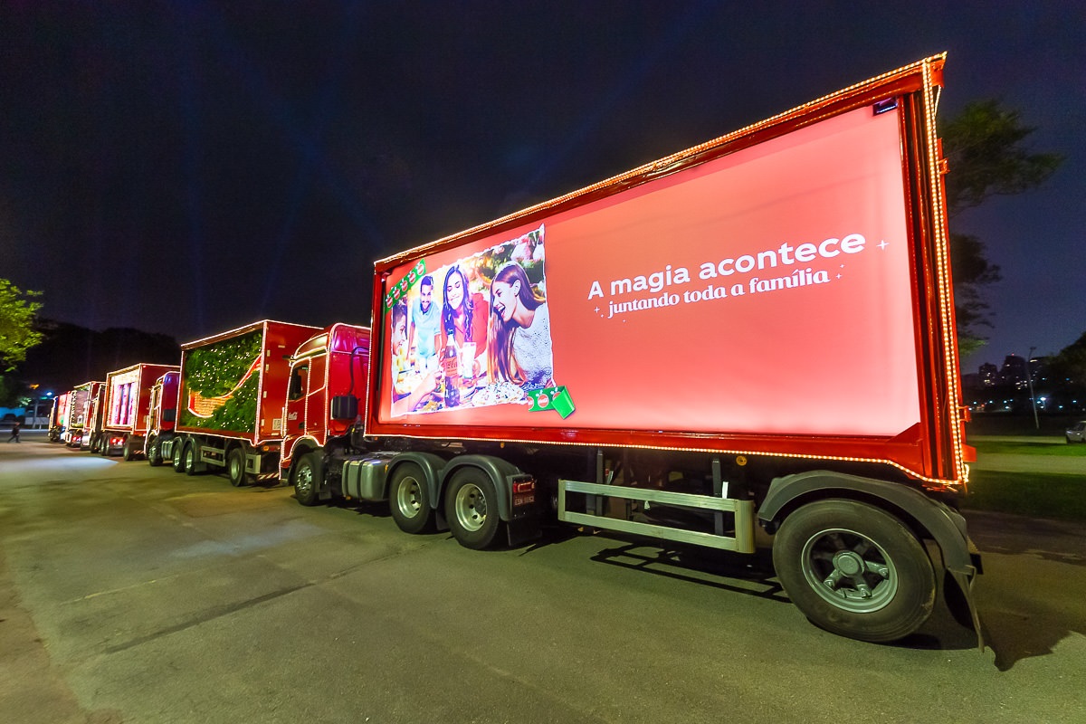 Caminhão Coca Cola Caravana Natal