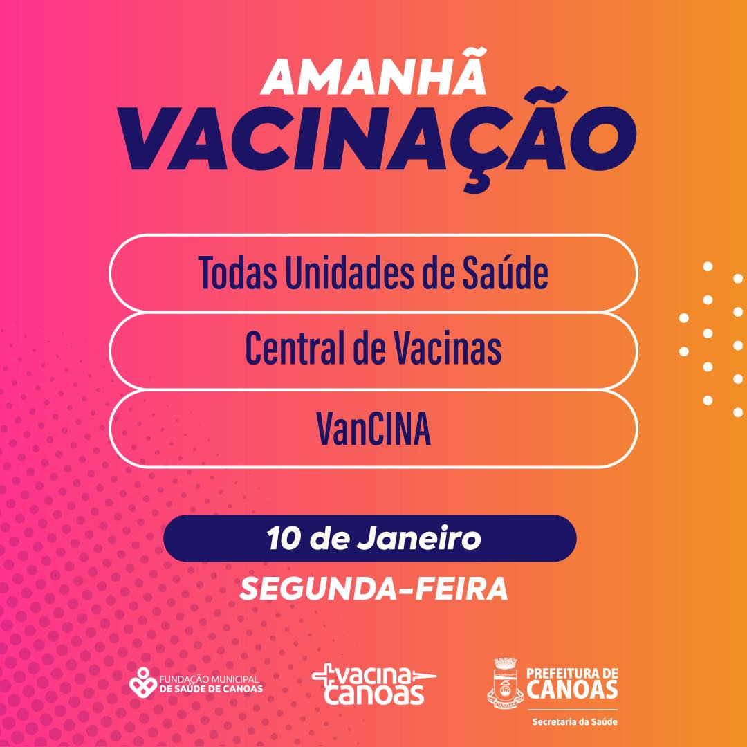 Calendário de Vacinação contra Covid-19