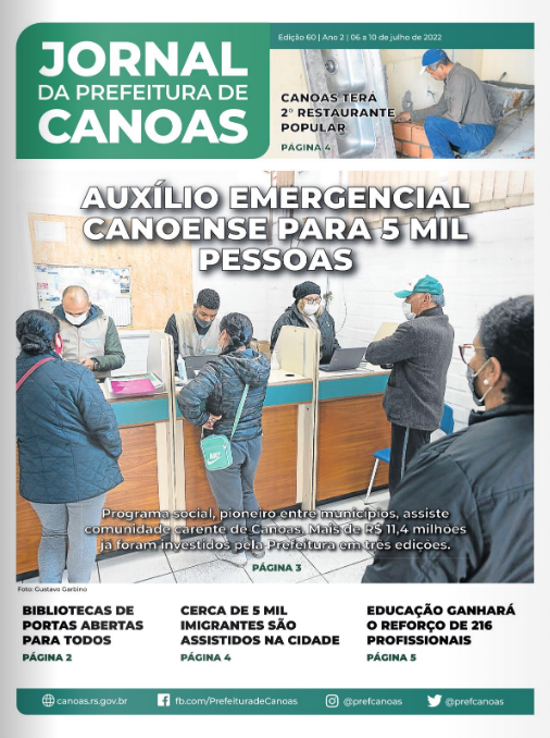 Jornal da Prefeitura de Canoas – Edição 60 | 06 de Julho a 10 de Julho de 2022