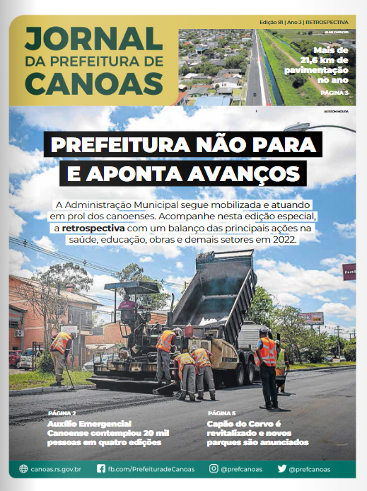 Jornal Da Prefeitura De Canoas Edição 81 | EDIÇÃO RETROSPECTIVA
