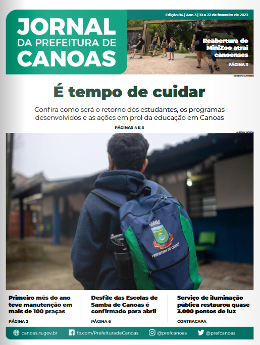 Jornal Da Prefeitura De Canoas Edição 84 | 10 a 22 de fevereiro de 2023