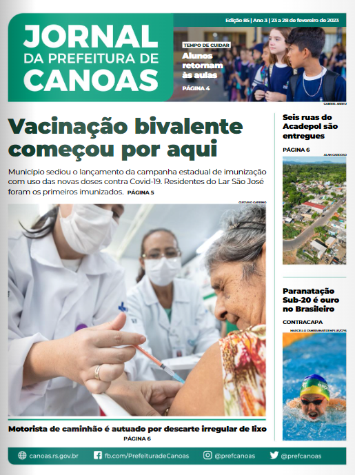 Jornal Da Prefeitura De Canoas Edição 85 | 23 a 28 de fevereiro de 2023