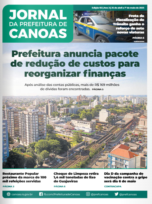 Jornal Da Prefeitura De Canoas Edição 92 | 25 de abril a 1º de maio de 2023