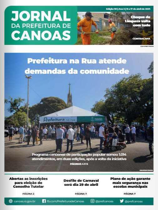 Jornal Da Prefeitura De Canoas Edição 90 | 11 a 17 de abril de 2023