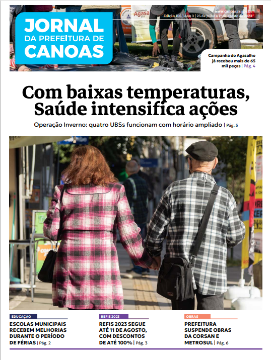 Jornal Da Prefeitura De Canoas Edição 105 | 25 a 31 de Julho de 2023