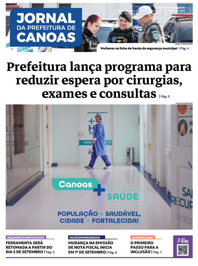 Jornal Da Prefeitura De Canoas Edição 110 | 29 de Agosto a 04 de Setembro de 2023