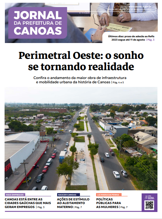 Jornal Da Prefeitura De Canoas Edição 107 | 08 a 14 de Agosto de 2023