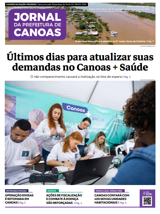 Jornal Da Prefeitura De Canoas Edição 123 | 28 de Novembro a 04 de Dezembro de 2023