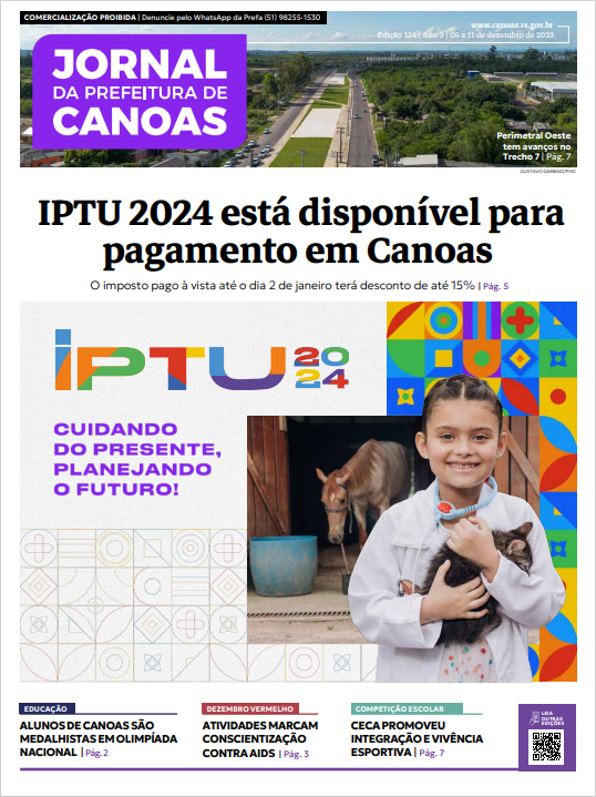 Jornal Da Prefeitura De Canoas Edição 124 | 05 a 11 de Dezembro de 2023