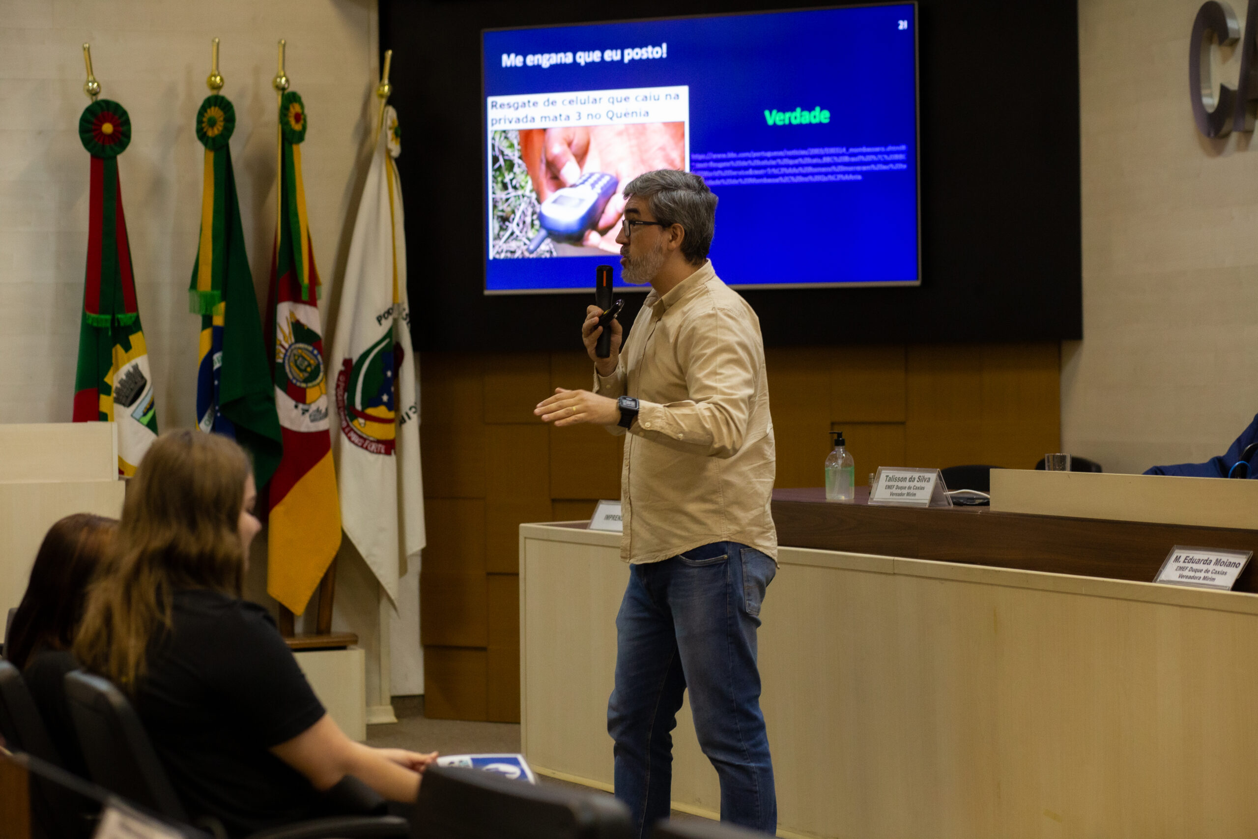 Projeto Vereador Mirim encerra o ano com palestra para estudantes