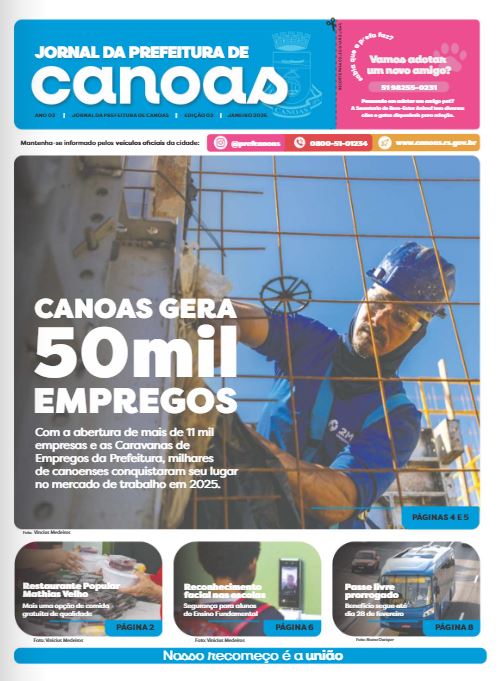 Jornal da Prefeitura de Canoas – Jan de 2026