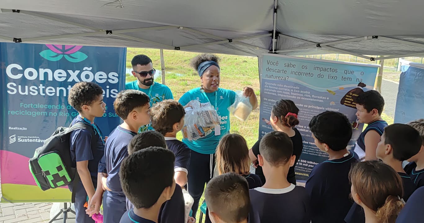 Parque dos Lagostins recebe estudantes para atividade alusiva ao Dia Mundial da Água