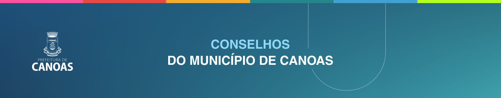 banner interno conselhos de canoas