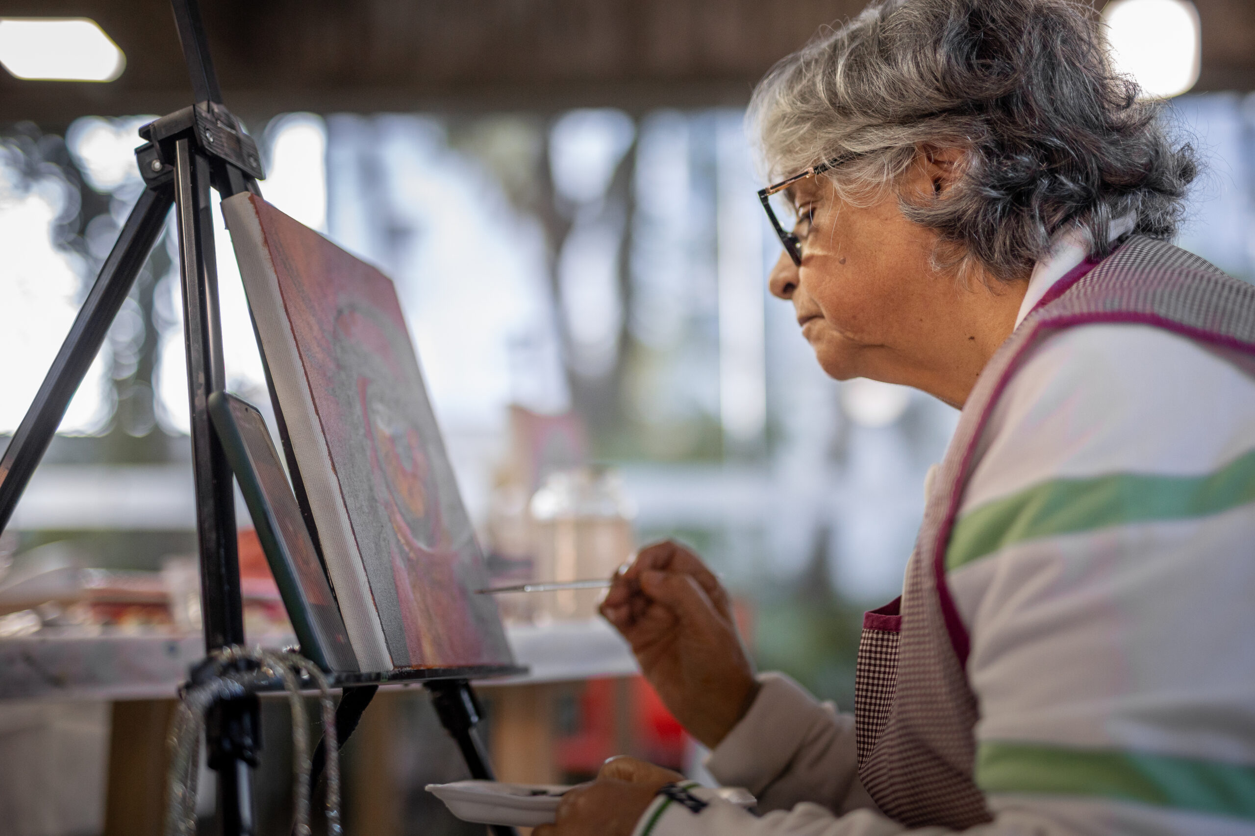 Oficina de pintura hiper-realista é atração do Museu de Férias na Casa dos Rosa