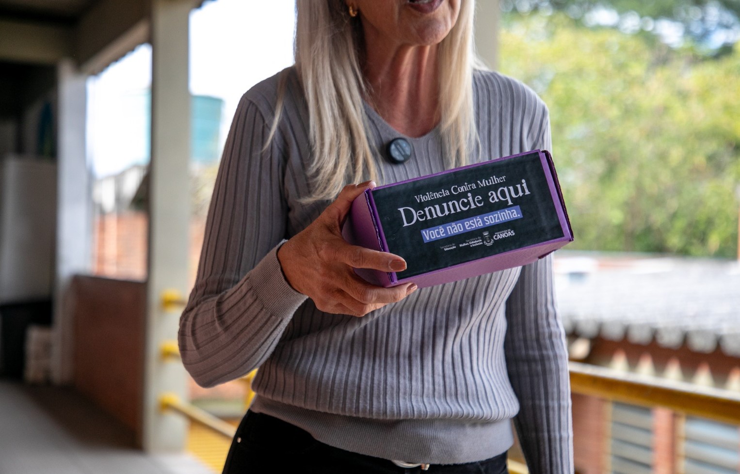Caixa Lilás fortalece rede de proteção às mulheres nas escolas municipais de Canoas