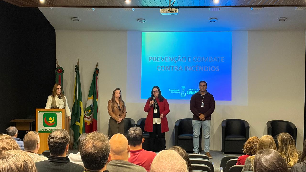 Prefeitura orienta servidores sobre prevenção e combate a incêndios