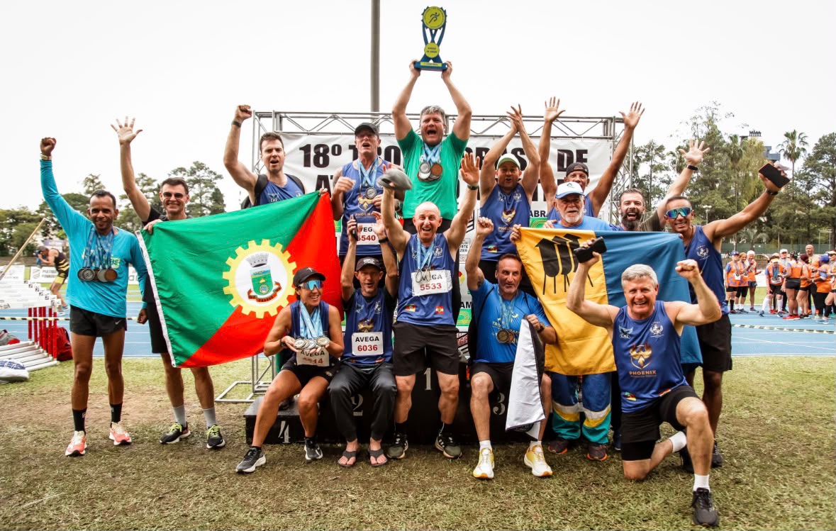 Equipe de Canoas conquista título inédito no Troféu Brasil de Atletismo Master